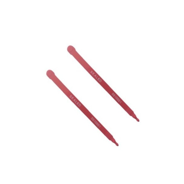 Kable Kontrol Truck Seals For Trailer Security, 7.5'' Inch, 100 pcs, Plastic, Red TS-7.5-100-RD - main